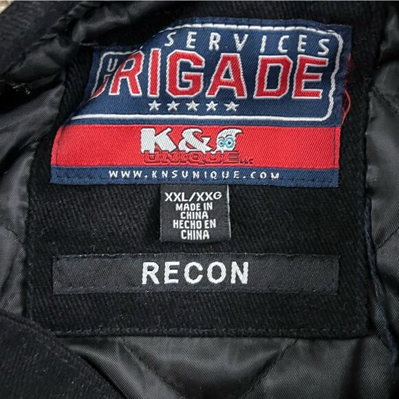 Vintage Men’s US Navy Recon US Services Brigade Jacket Large Men's XXL - Picture 2 of 9